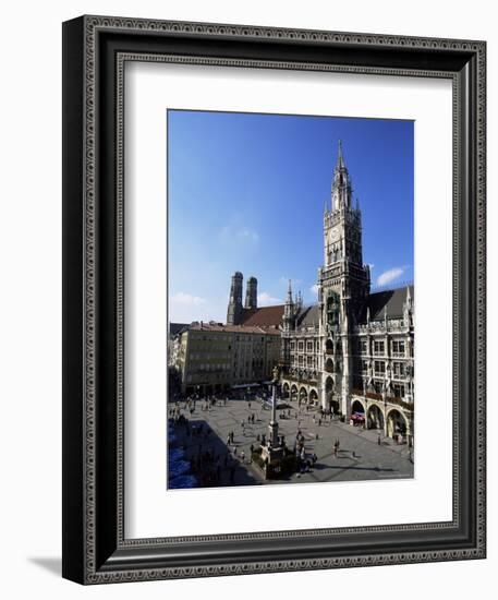 City Hall on Marienplatz, Munich, Bavaria, Germany, Europe-Yadid Levy-Framed Photographic Print