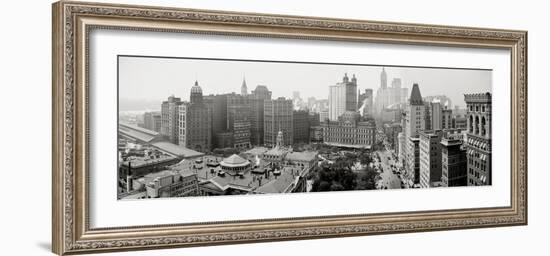 City Hall Panorama, New York-null-Framed Photographic Print