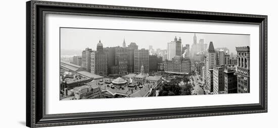 City Hall Panorama, New York-null-Framed Photographic Print