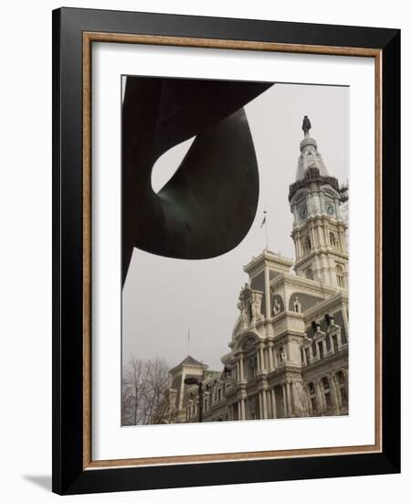 City Hall, Philadelphia, Pennsylvania, United States of America, North America-De Mann Jean-Pierre-Framed Photographic Print