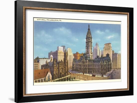 City Hall, Philadelphia, Pennsylvania-null-Framed Art Print