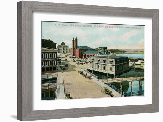 City Hall, Providence, Rhode Island-null-Framed Art Print