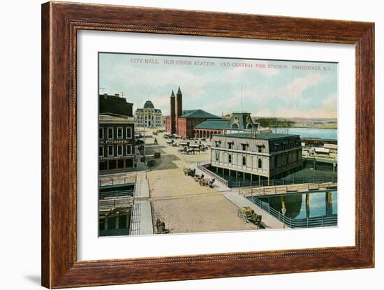 City Hall, Providence, Rhode Island-null-Framed Art Print