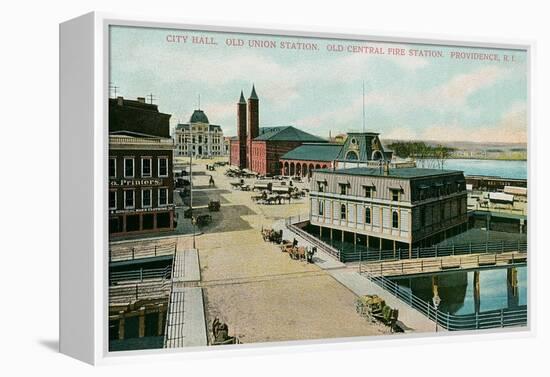 City Hall, Providence, Rhode Island-null-Framed Stretched Canvas