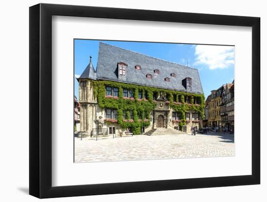 City Hall, Quedlinburg, UNESCO World Heritage Site, Harz, Saxony-Anhalt, Germany, Europe-G & M Therin-Weise-Framed Photographic Print