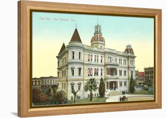 City Hall, San Antonio-null-Framed Stretched Canvas