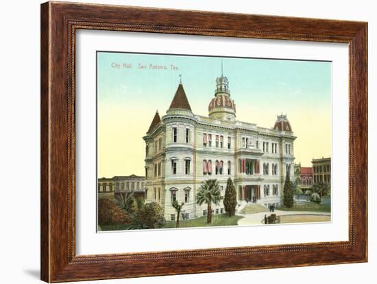 City Hall, San Antonio-null-Framed Art Print