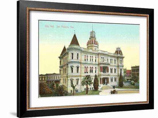 City Hall, San Antonio-null-Framed Art Print