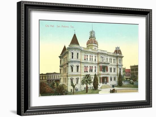 City Hall, San Antonio-null-Framed Art Print