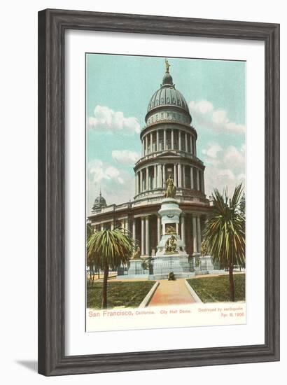 City Hall, San Francisco, California-null-Framed Art Print