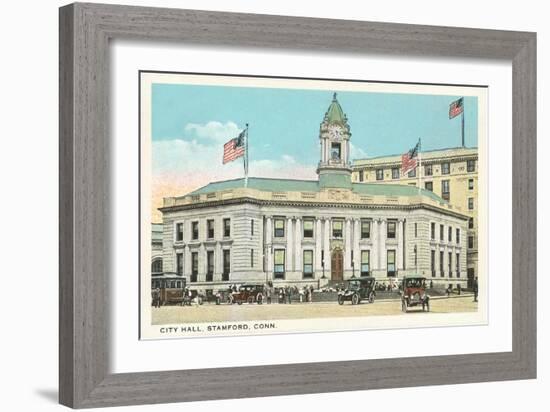 City Hall, Stamford, Connecticut-null-Framed Art Print