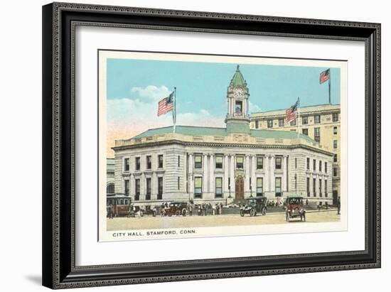 City Hall, Stamford, Connecticut-null-Framed Art Print