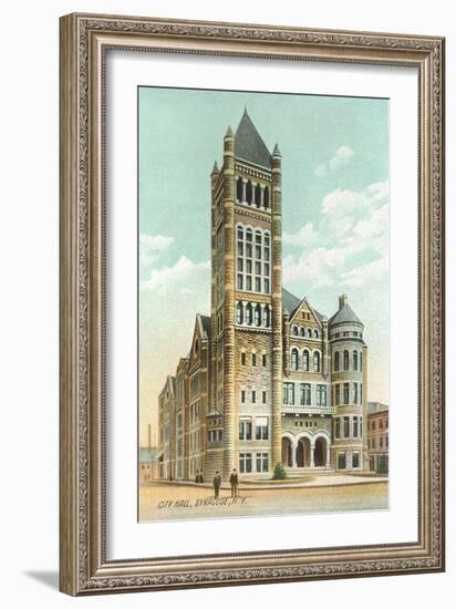 City Hall, Syracuse-null-Framed Art Print