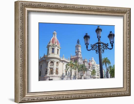 City Hall, Valencia, Comunidad Autonoma de Valencia, Spain-Marco Simoni-Framed Photographic Print