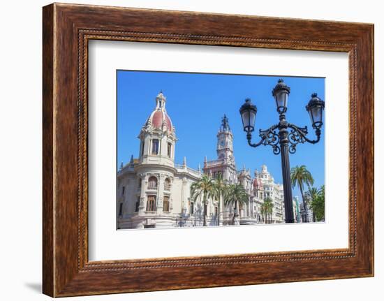 City Hall, Valencia, Comunidad Autonoma de Valencia, Spain-Marco Simoni-Framed Photographic Print