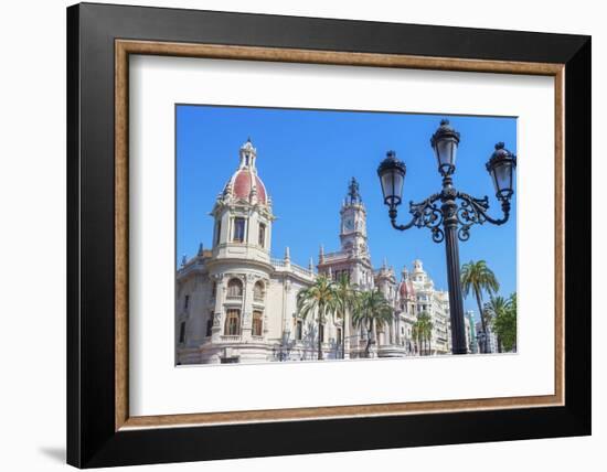 City Hall, Valencia, Comunidad Autonoma de Valencia, Spain-Marco Simoni-Framed Photographic Print