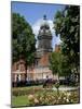 City Hall Viewed From the Historic Georgian Park Square, Leeds, West Yorkshire, England, Uk-Peter Richardson-Mounted Photographic Print