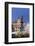 City hall with fountain on the marketplace, Tübingen, Baden-Wurttemberg, Germany-Markus Lange-Framed Photographic Print