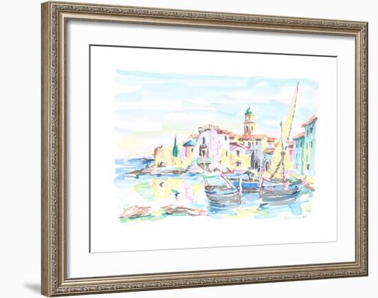 City Harbor II-Oliver Zlatku-Framed Limited Edition