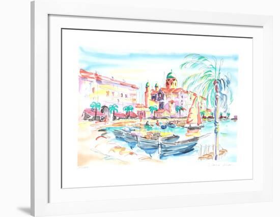 City Harbor-Oliver Zlatku-Framed Limited Edition