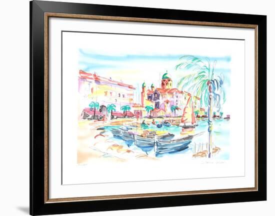 City Harbor-Oliver Zlatku-Framed Limited Edition