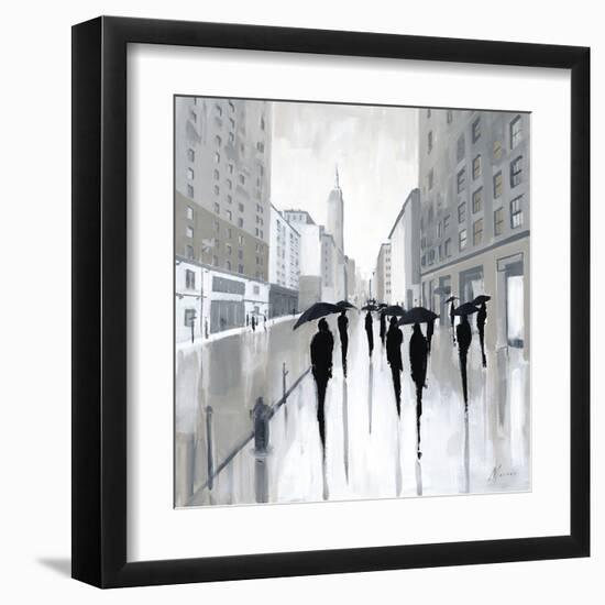 City Hurry-Shawn Mackey-Framed Giclee Print