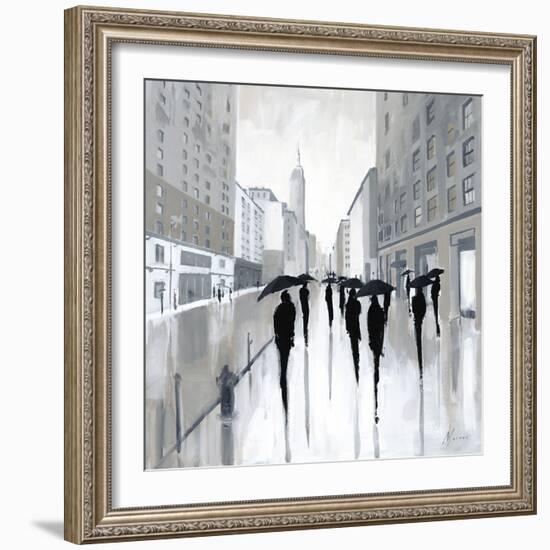 City Hurry-Shawn Mackey-Framed Giclee Print