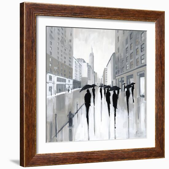 City Hurry-Shawn Mackey-Framed Giclee Print