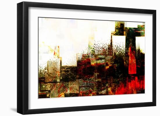 City II-Jean-François Dupuis-Framed Art Print