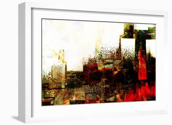 City II-Jean-François Dupuis-Framed Art Print