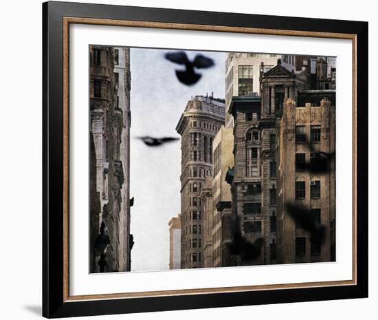 City in Flight-Pete Kelly-Framed Giclee Print