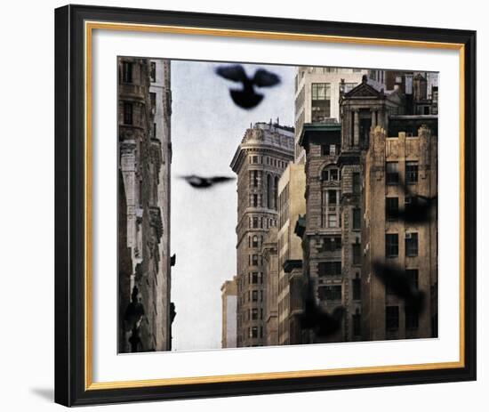 City in Flight-Pete Kelly-Framed Giclee Print