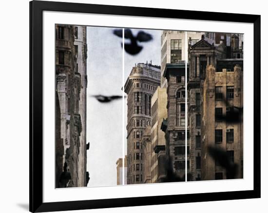 City In Flight-Pete Kelly-Framed Giclee Print