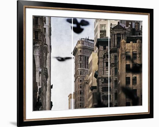 City In Flight-Pete Kelly-Framed Giclee Print