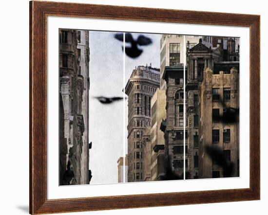 City In Flight-Pete Kelly-Framed Giclee Print