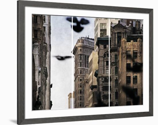 City In Flight-Pete Kelly-Framed Giclee Print