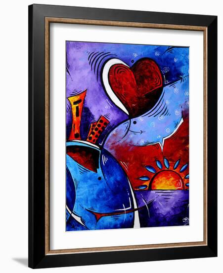 City In Motion-Megan Aroon Duncanson-Framed Art Print