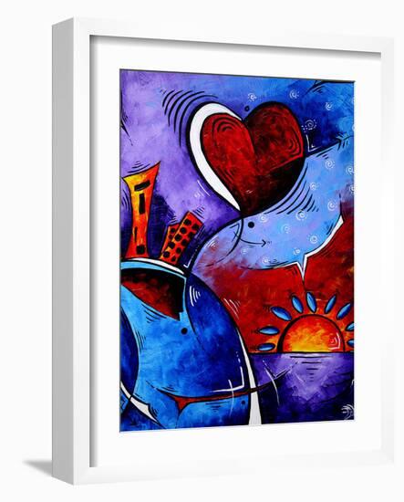 City In Motion-Megan Aroon Duncanson-Framed Art Print