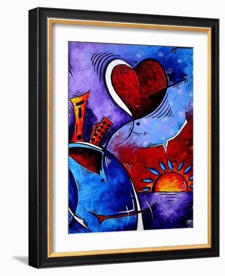 City In Motion-Megan Aroon Duncanson-Framed Art Print