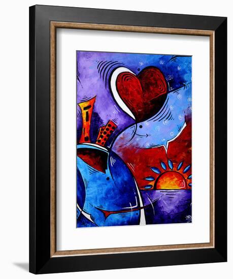 City In Motion-Megan Aroon Duncanson-Framed Art Print