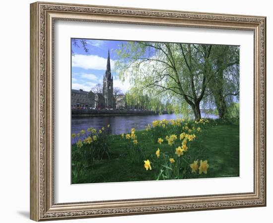 City in Spring, Perth, Perthshire, Tayside, Scotland, UK, Europe-Kathy Collins-Framed Photographic Print