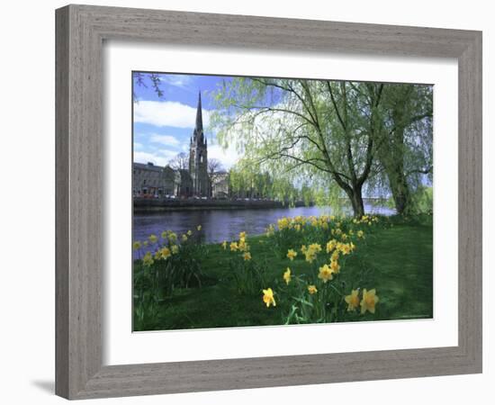 City in Spring, Perth, Perthshire, Tayside, Scotland, UK, Europe-Kathy Collins-Framed Photographic Print