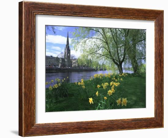 City in Spring, Perth, Perthshire, Tayside, Scotland, UK, Europe-Kathy Collins-Framed Photographic Print