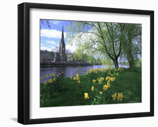 City in Spring, Perth, Perthshire, Tayside, Scotland, UK, Europe-Kathy Collins-Framed Photographic Print