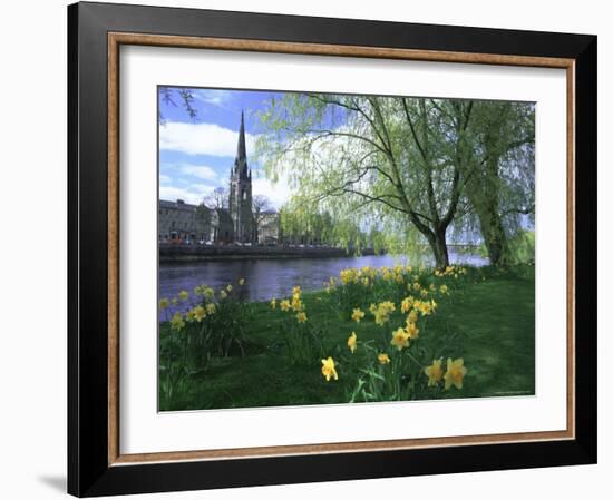 City in Spring, Perth, Perthshire, Tayside, Scotland, UK, Europe-Kathy Collins-Framed Photographic Print