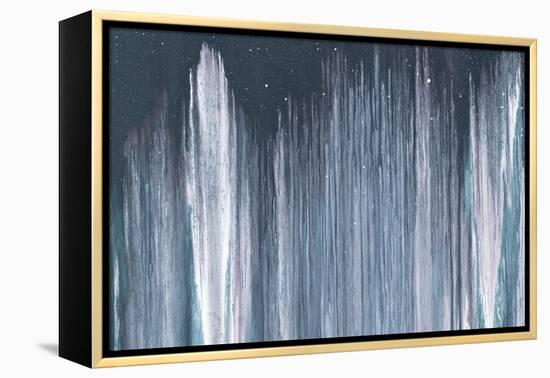 City in the Night-Roberto Gonzalez-Framed Stretched Canvas