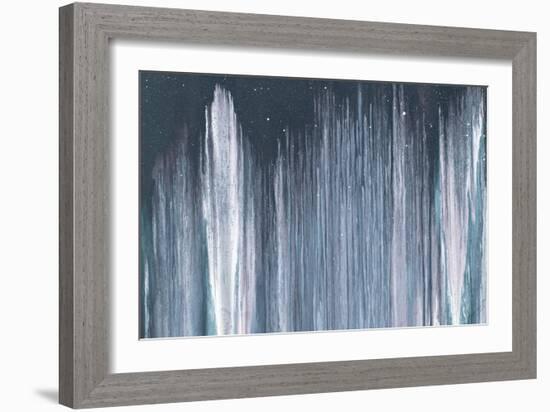 City in the Night-Roberto Gonzalez-Framed Art Print