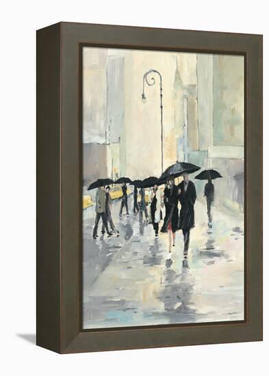 City in the Rain-Avery Tillmon-Framed Stretched Canvas