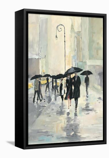 City in the Rain-Avery Tillmon-Framed Stretched Canvas