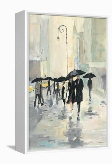 City in the Rain-Avery Tillmon-Framed Stretched Canvas